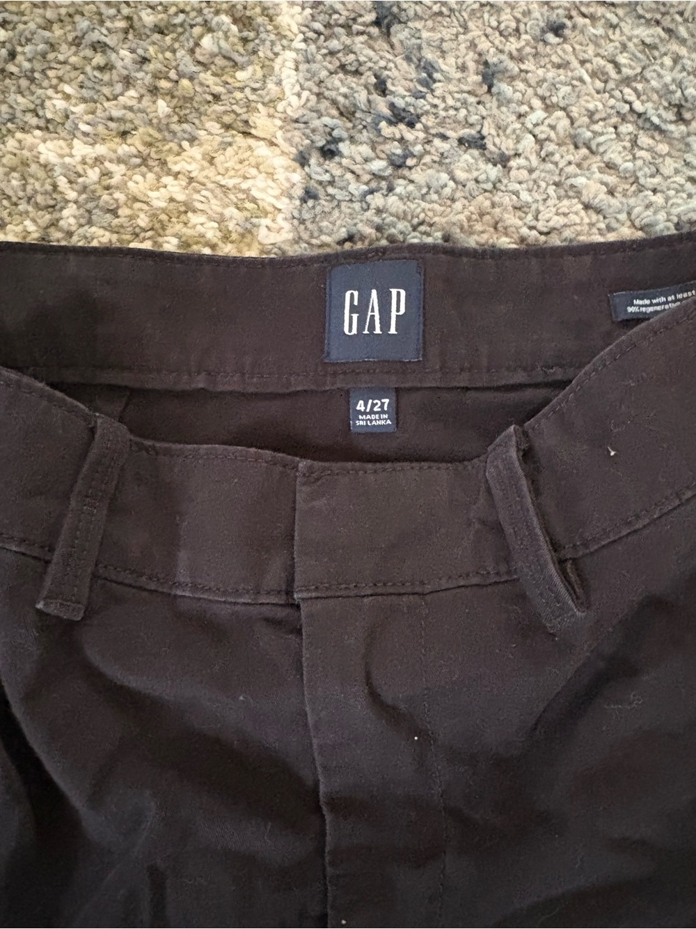 GAP Black Women's Trousers with Belt Loops